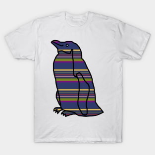 Woman Yelling Meme Stripes Penguin T-Shirt
